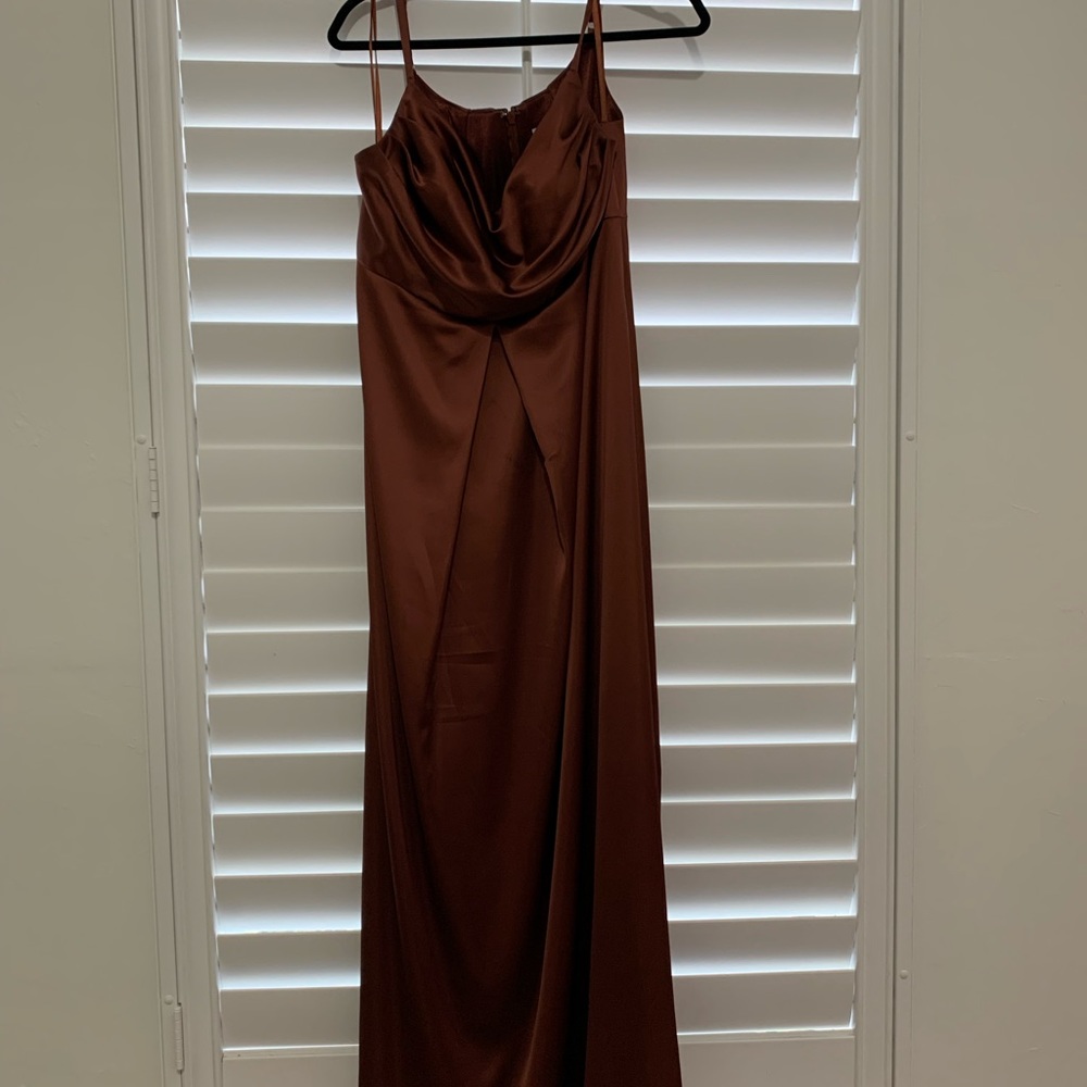 Revelry Satin Skye Maternity Size 14, Regular length with alterations.